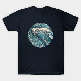 Humpback Whale Watercolor T-Shirt